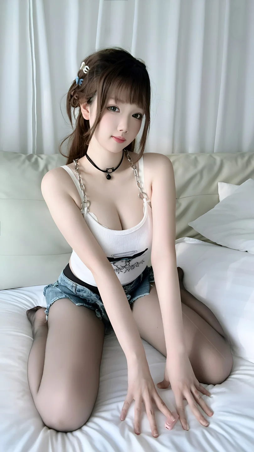 雪晴Astra - 牛仔短裤 [119P,7V-1.09GB] tg@simisebaisi 【丝足阁】021.webp